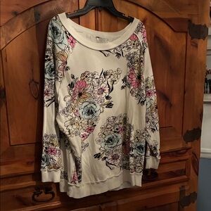 Free people oversized sweatshirt